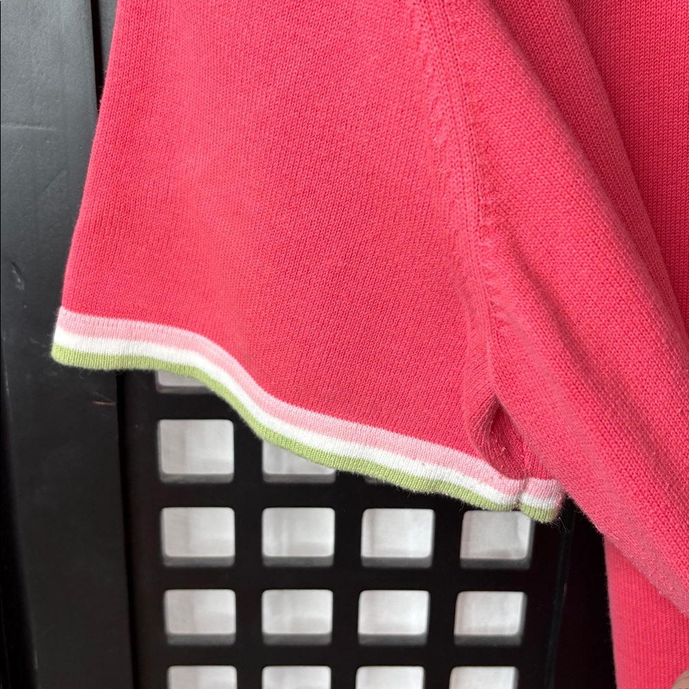 🩷 Hampshire Studio 3X Pink Polka Dot Crew Neck Sweater Pullover 🩷 - Picture 9 of 16